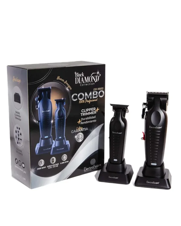 Combo Patillera + Peluquera Black Diamond