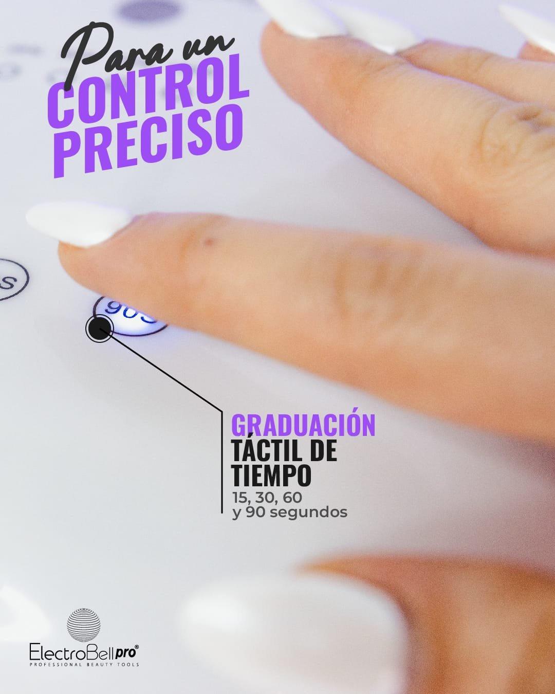 Lampara uv Profesional Controles Tactiles