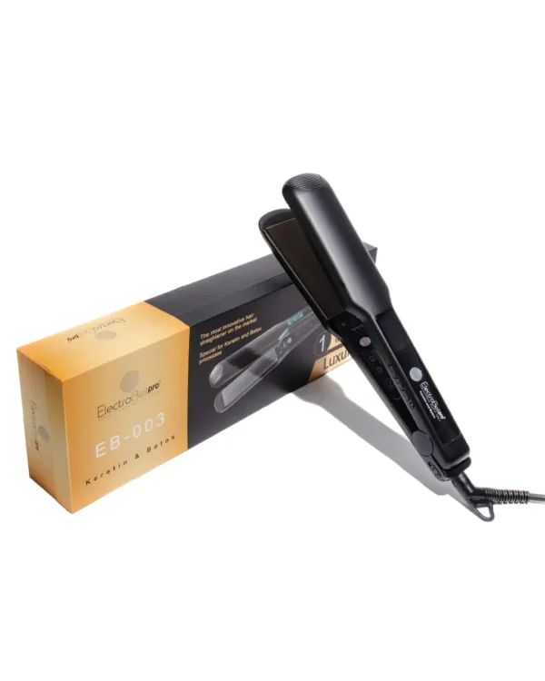 Plancha ancha apta para keratina colección Luxury